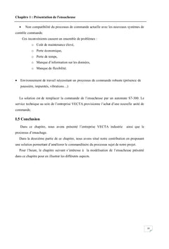 Automatisation et la surveillance d'une ensacheuse semi-automatique