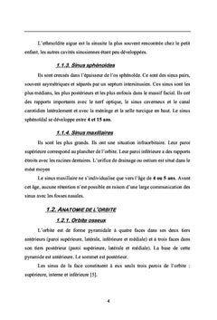 Les Complications Orbitaires des Sinusites Bacteriennes