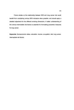 Relation entre statut socio-économique et cancer du poumon