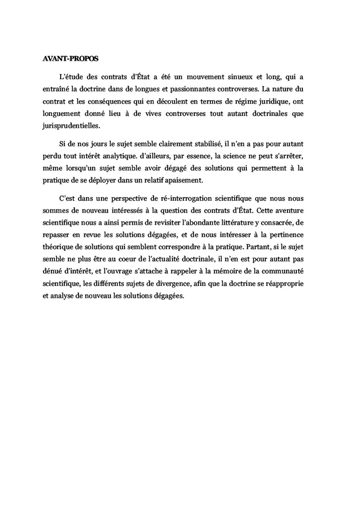 CONTRAT D'ÉTAT ET SÉCURITÉ DES INVESTISSEMENTS PÉTROLIERS