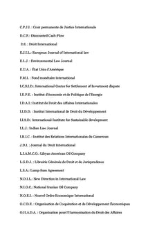 CONTRAT D'ÉTAT ET SÉCURITÉ DES INVESTISSEMENTS PÉTROLIERS