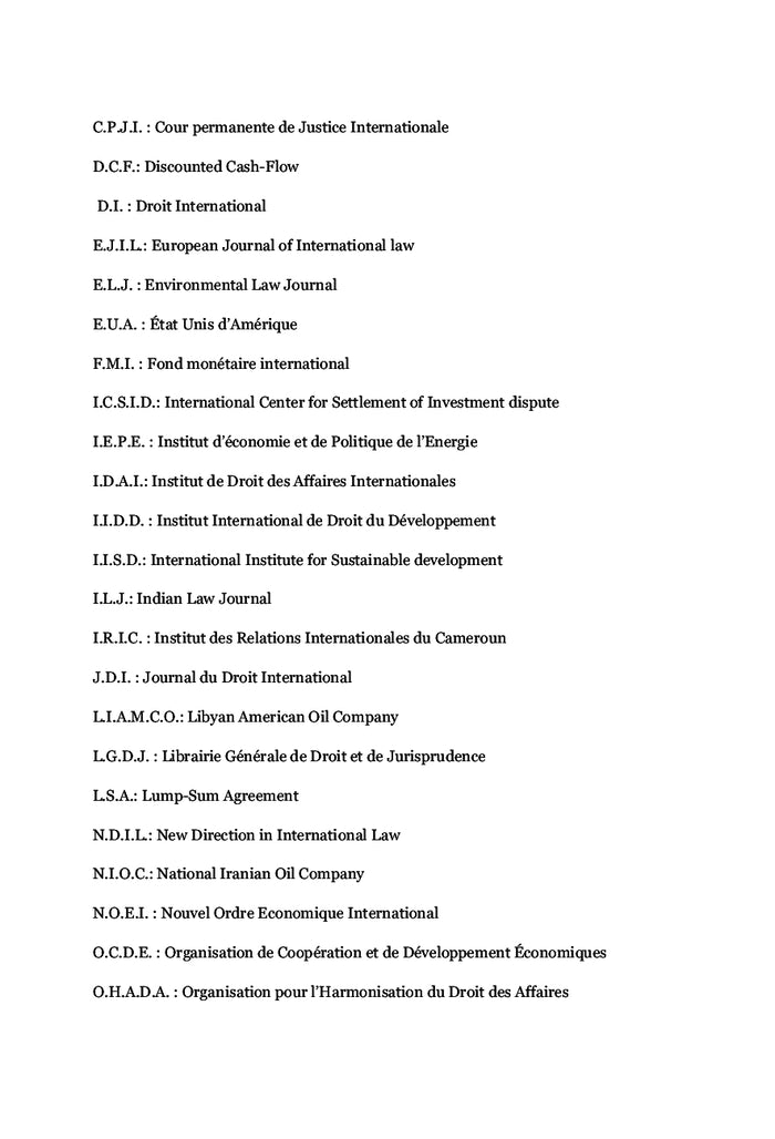CONTRAT D'ÉTAT ET SÉCURITÉ DES INVESTISSEMENTS PÉTROLIERS