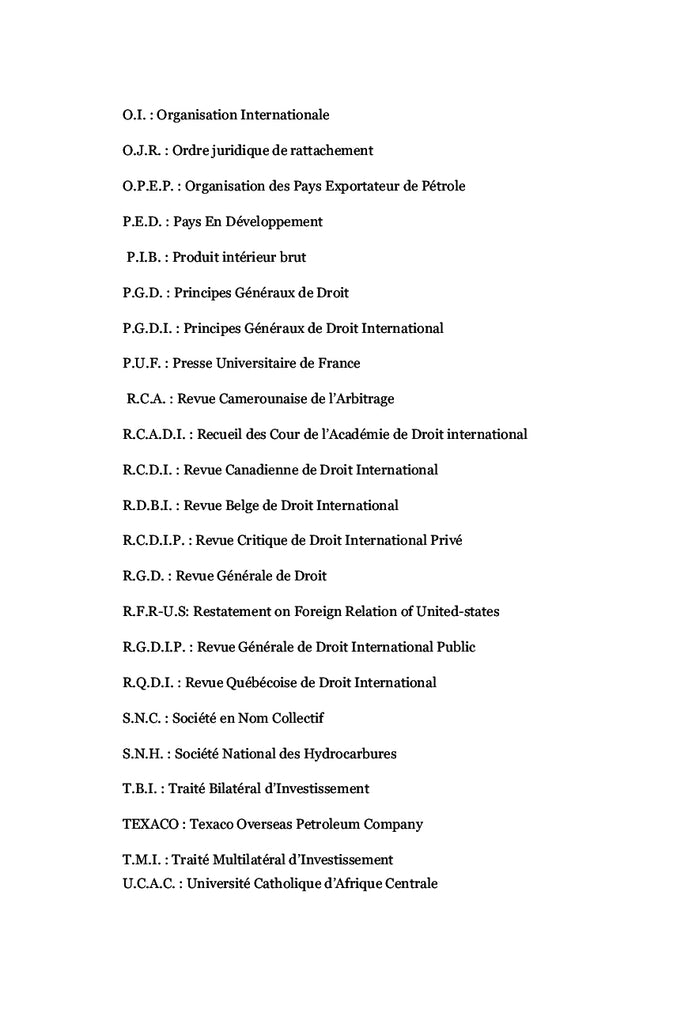 CONTRAT D'ÉTAT ET SÉCURITÉ DES INVESTISSEMENTS PÉTROLIERS