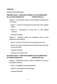 CONTRAT D'ÉTAT ET SÉCURITÉ DES INVESTISSEMENTS PÉTROLIERS