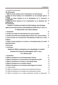 Comportement écophysiologique du pistachier,soumis au stress