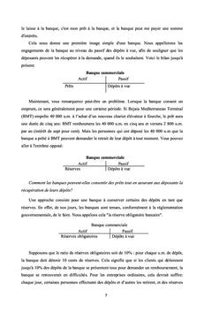 Manuel sur l'Economie Monétaire et Financière : Cours et Exercies