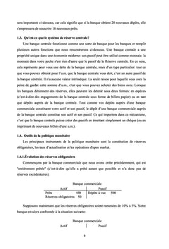 Manuel sur l'Economie Monétaire et Financière : Cours et Exercies