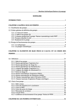 Machines hydrauliques