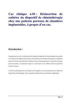 Collection myxomes: cas cliniques