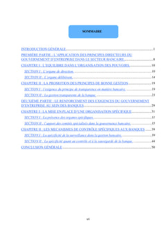 La gouvernance des banques