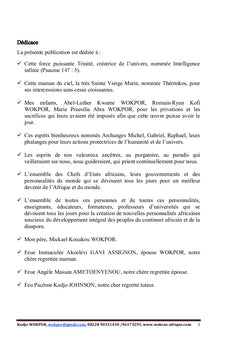 L'Afrique et l'Africain ...