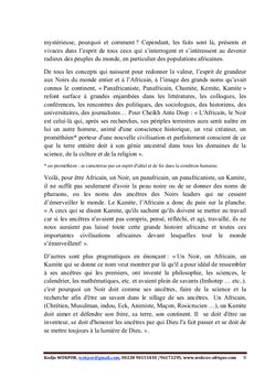 L'Afrique et l'Africain ...