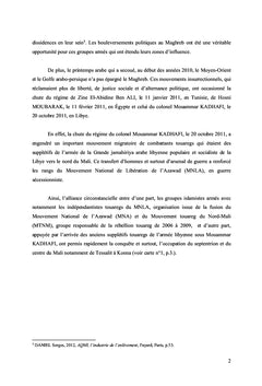 Analyse géopolitique de l'insécurité au Sahel (Burkina-Mali-Niger)