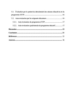 PROGRAMME D'EDUCATION THERAPEUTIQUE D'UN ENFANT ENCOPRETIQUE