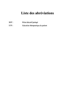 PROGRAMME D'EDUCATION THERAPEUTIQUE D'UN ENFANT ENCOPRETIQUE