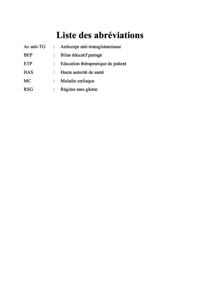 EDUCATION THERAPEUTIQUE DE L'ENFANT ATTEINT DE MALADIE COELIAQUE
