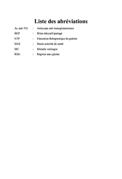 EDUCATION THERAPEUTIQUE DE L'ENFANT ATTEINT DE MALADIE COELIAQUE