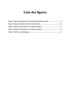 EDUCATION THERAPEUTIQUE DE L'ENFANT ATTEINT DE MALADIE COELIAQUE