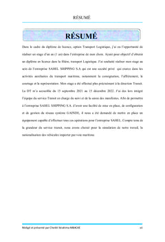 Mise a la consommation des véhicules importés par voie maritime