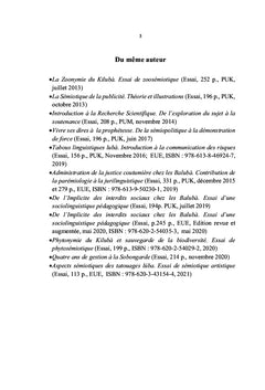 La Zoonymie du Kílúba