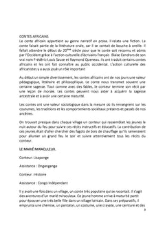 Identification, Education, Musique (Thèmes et Rythmes)