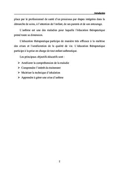 Programme d'éducation thérapeutique de l'enfant asthmatique