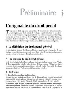 Fondamentaux - Droit pénal général 2025