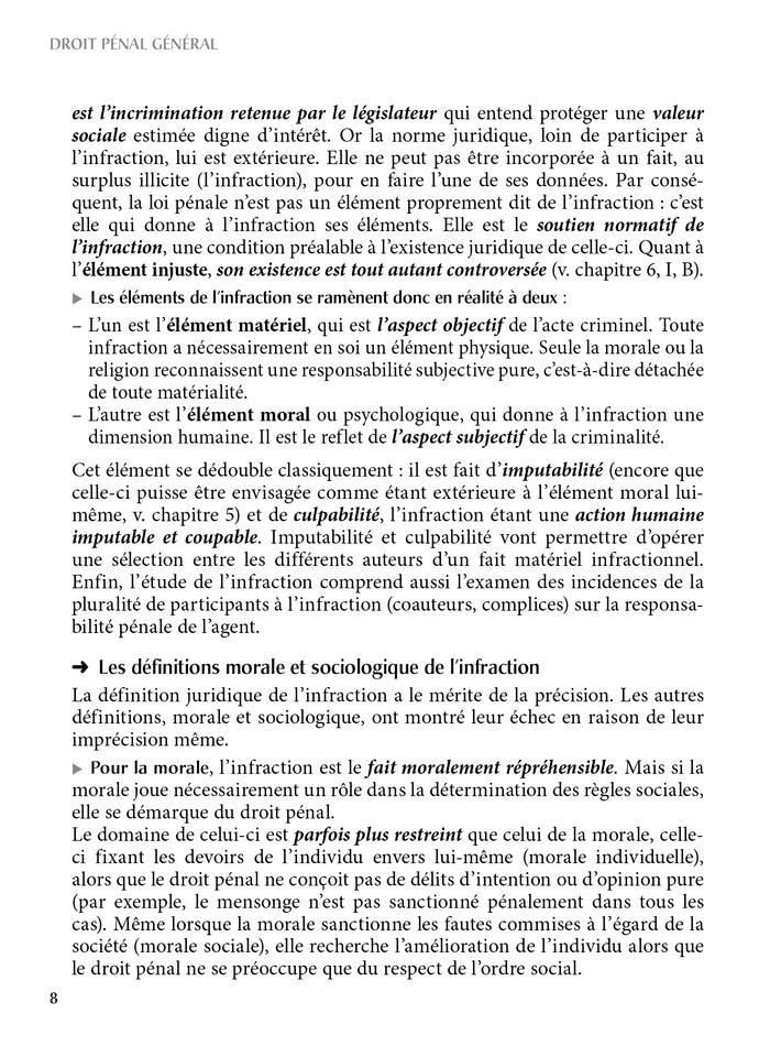 Fondamentaux - Droit pénal général 2025