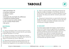 Coffret fiche - Salades