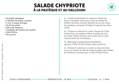 Coffret fiche - Salades