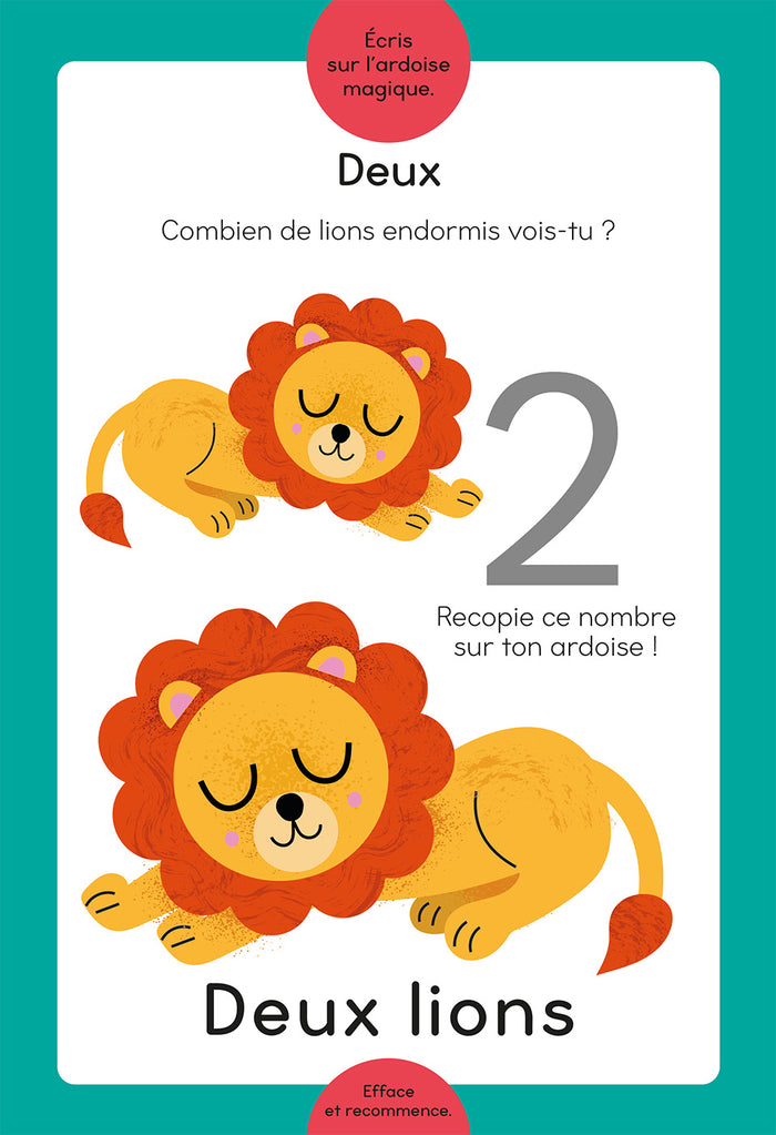 J'apprends les premiers nombres - Ardoise magique