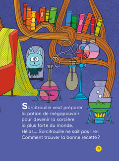 Sorcitrouille ne sait pas lire