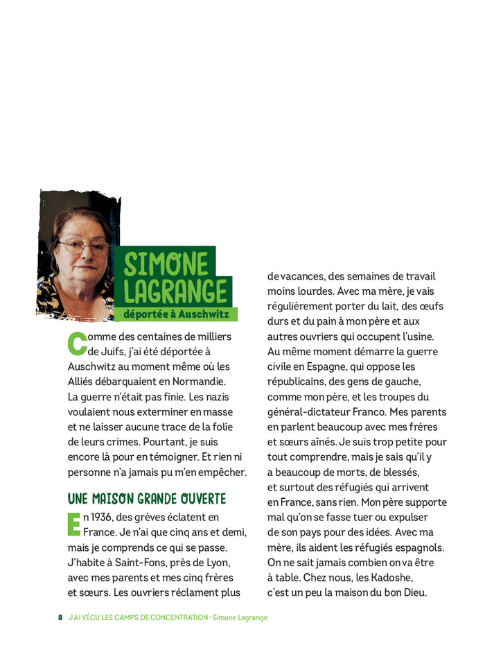 J'ai vécu les camps de concentration