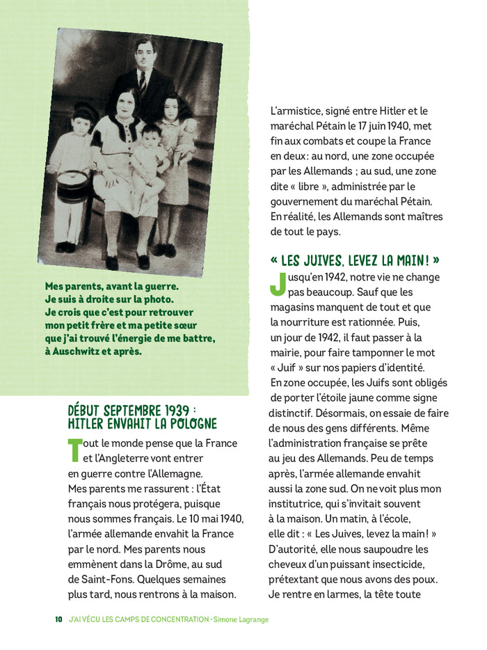 J'ai vécu les camps de concentration