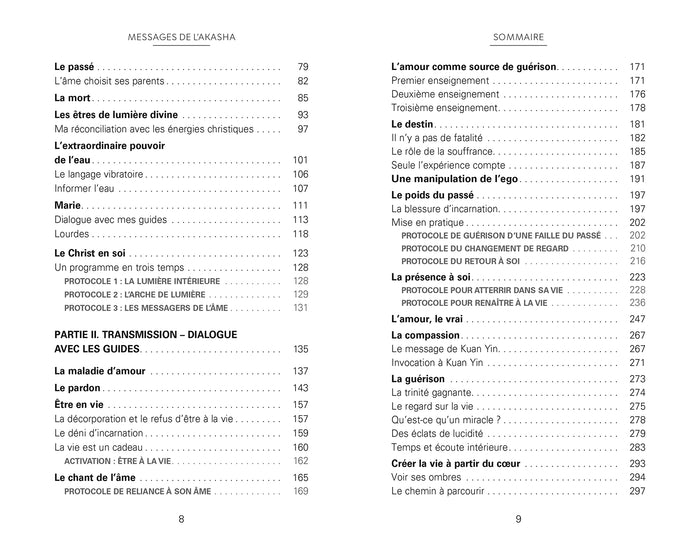 messages de l'akasha