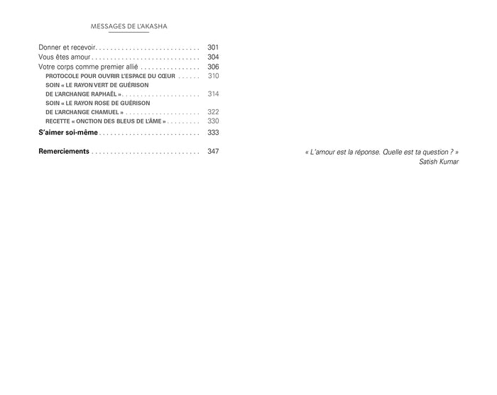 messages de l'akasha