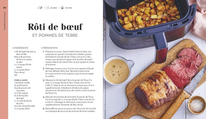 80 recettes au Air Fryer