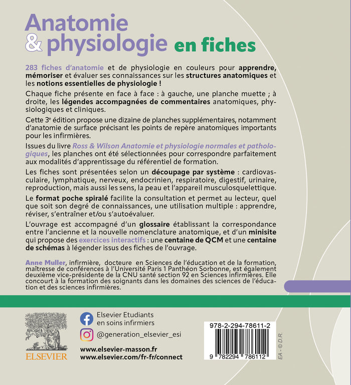 Anatomie et physiologie en fiches pour les étudiants en IFSI