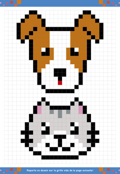 Coloriages et jeux pixels