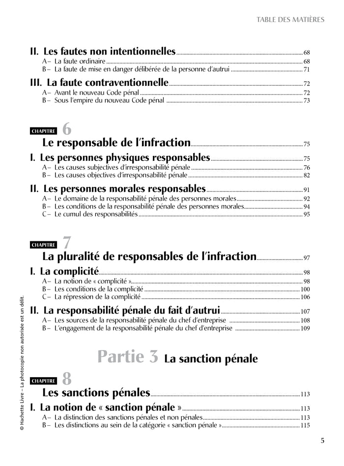 Fondamentaux - Droit pénal général 2025
