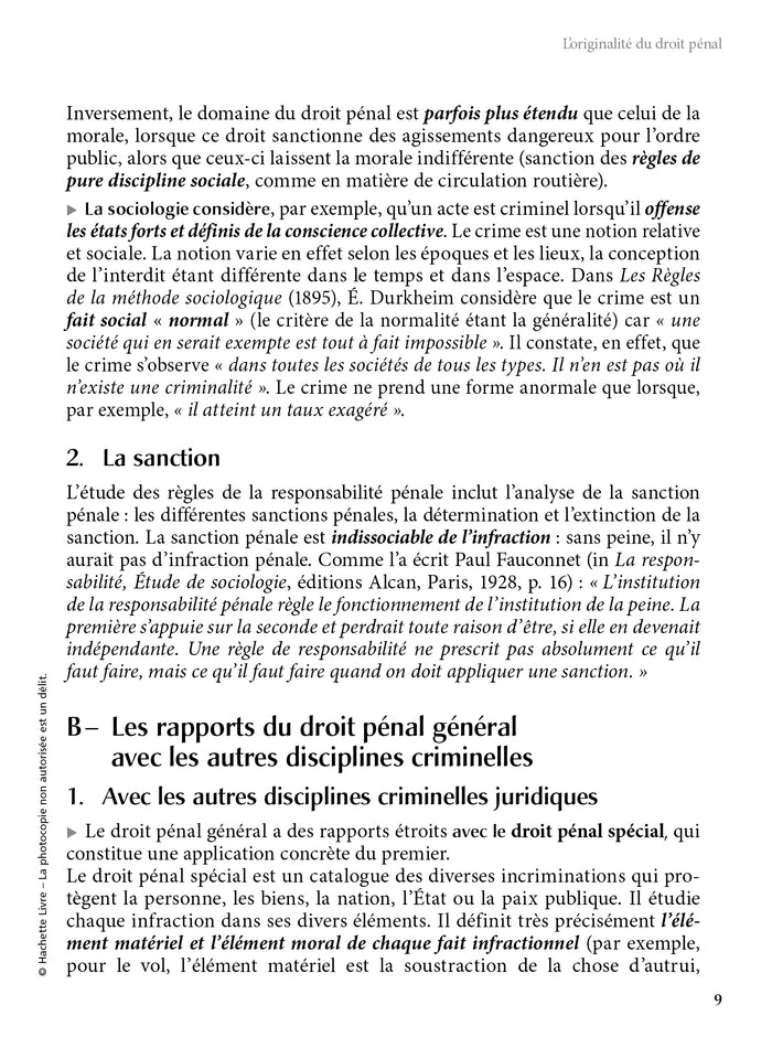 Fondamentaux - Droit pénal général 2025