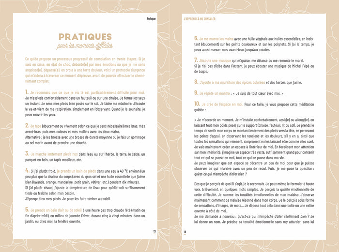 J'apprends à me consoler