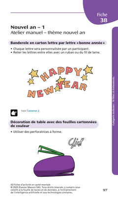 60 fiches d'activités en santé mentale