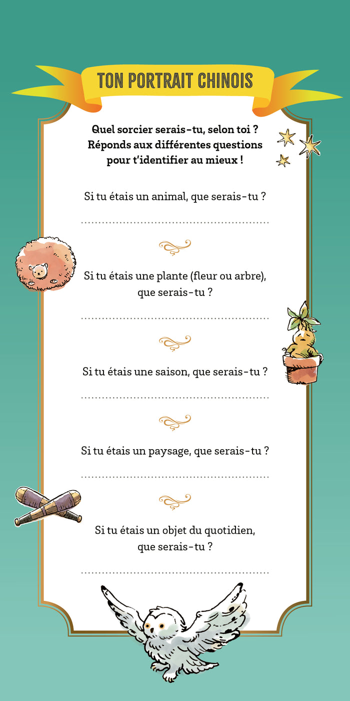 Harry Potter - Mon carnet de créations Hedwige