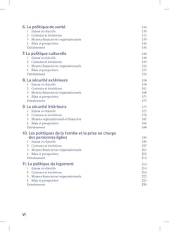 Les politiques publiques 2025-2026