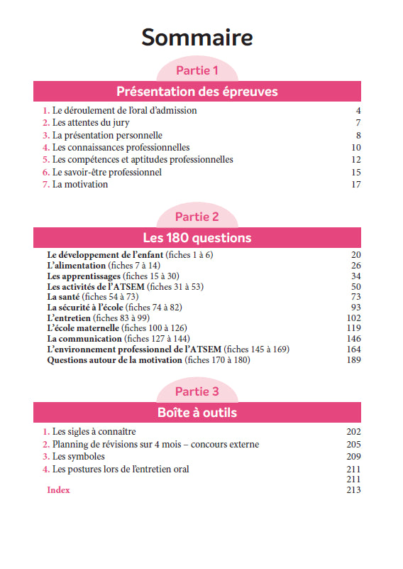 Concours ATSEM/ASEM L'oral en 180 questions 2025-2026