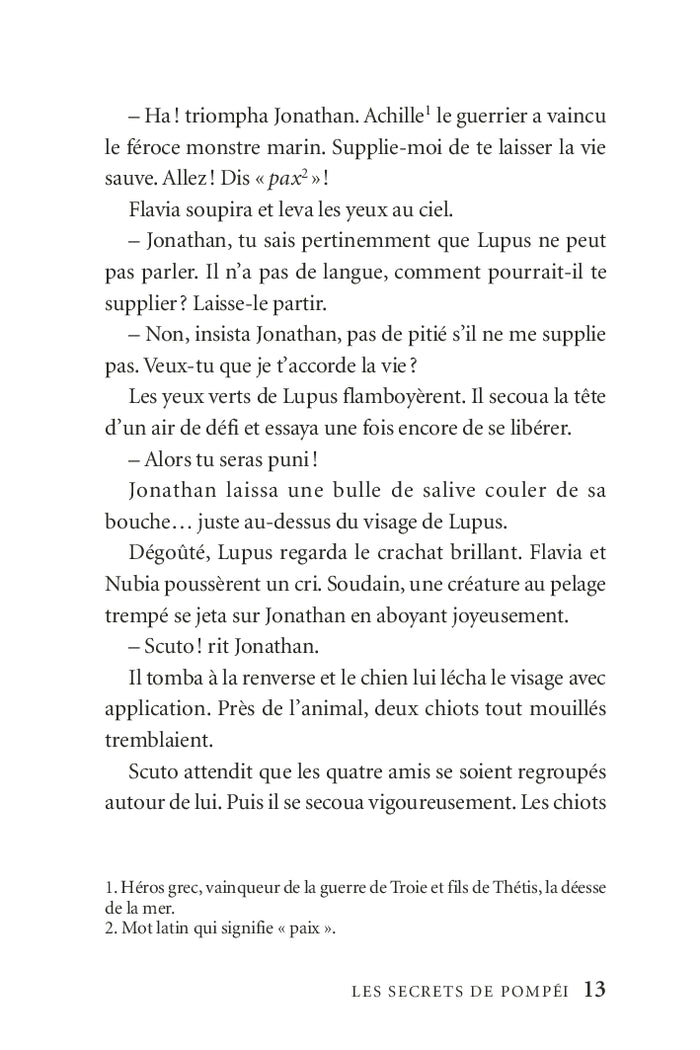 Les Mystères romains, tome 2 : Les Secrets de Pompéi