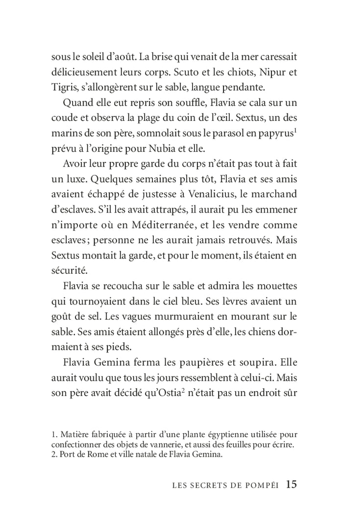 Les Mystères romains, tome 2 : Les Secrets de Pompéi