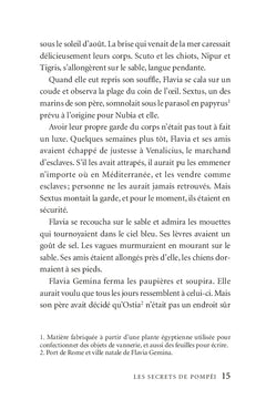 Les Mystères romains, tome 2 : Les Secrets de Pompéi