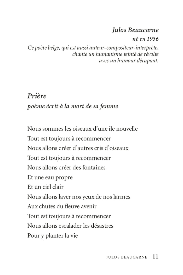 Mes premiers poètes